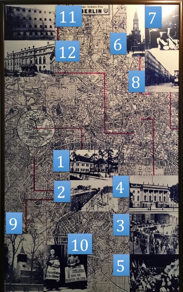 Tafel 1: Dietrich Bonhoeffer und Berlin - Ziffern